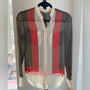 T. Babaton Silk Blouse